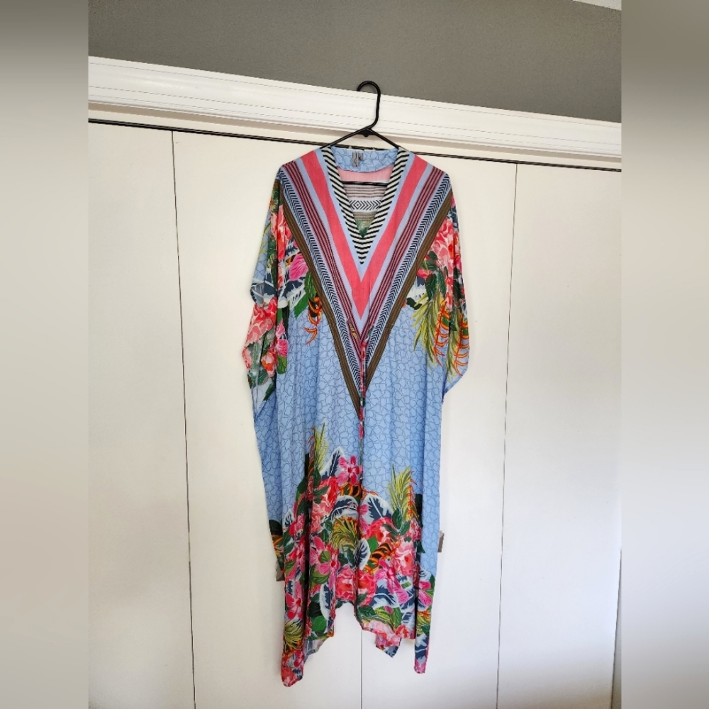 Anthropologie dress/ kaftan NWOT -- one size